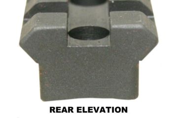 Image of Precision Reflex Remington 700 S.A. Military 7in Steel Base, Full 1913 Rail and 20 MOA, Black, 02-216-05B