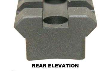 Image of Precision Reflex Remington 700 S.A. Military 7in Steel Base, Full 1913 Rail and 8-40 Screws, Black, 02-216-0584