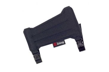 Image of Precision Shooting Equipment Archery Armguard w/2 Quick Detach Straps, Black, 6in, 41117BK