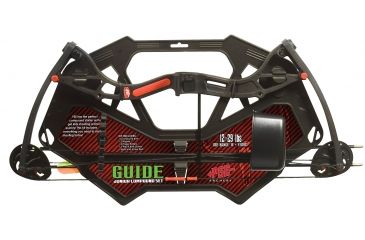 Image of Precision Shooting Equipment Guide Youth Bow / Right Handed, Rd, 25-29lb Draw Weight, Black, 42105RRD