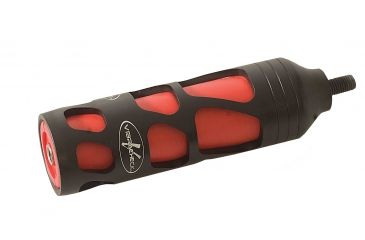 Image of Precision Shooting Equipment Spire Bow Stabilizer, Red/Black, 5 in, 42143BK