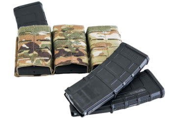 Image of Predator Armor 5.56 Quick Draw Triple Mag Pouch, Multi-cam, 10x5, AC-56TMP-MC