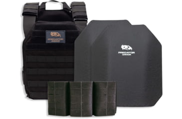 Image of Predator Armor Level III Loaded Bundle, Black, 16x12, BDL-3KWLBDL-BK