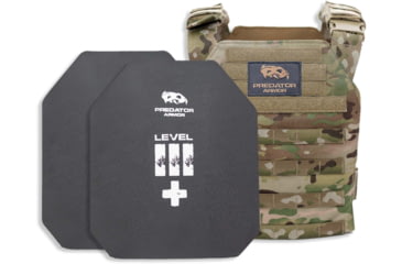 Image of Predator Armor Level III+ Plate Carrier Package, Multi-cam, 16x12, BDL-3+KWPCPKG-MC