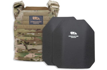 Image of Predator Armor Level III Plate Carrier Package, Multi-cam, 16x12, BDL-3KWPCPKG-MC