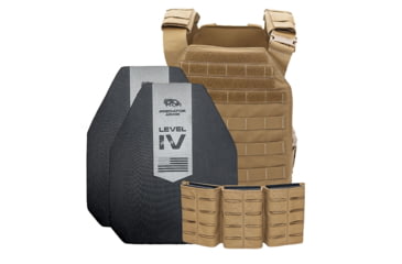 Image of Predator Armor Level IV Ceramic Loaded Bundle, Coyote, One Size, 762765666739