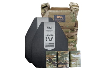 Image of Predator Armor Level IV Ceramic Loaded Bundle, MultiCam, One Size, 762765666722