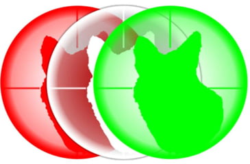 Image of Predator Tactics Coyote Reaper Kit, Rifle Edition, Triple LED, Green, Red &amp; White, Medium, 97463