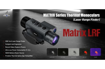 Image of Predator Thermal Optics Matrix LRF 3-24x35mm Thermal Monocular