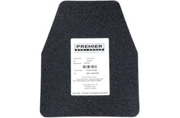 Image of Premier Body Armor Agile PE Plate, Black, FOR-9329-PE