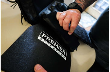 Image of Premier Body Armor Agile PE Plate, Black, FOR-9329-PE