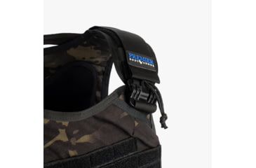 Image of Premier Body Armor Core Plate Carrier w/ Level IIIA Cummerbund Armor, Multicam Black, 2XL, CPC-MCB-2XL-IIIA