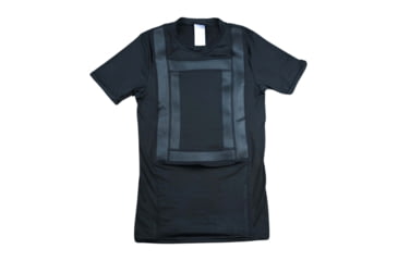 Image of Premier Body Armor Everyday Armor T-Shirt, Extra Shirt Only, No Armor Panels, Black, 3XL, EAT-BLACK-3XL