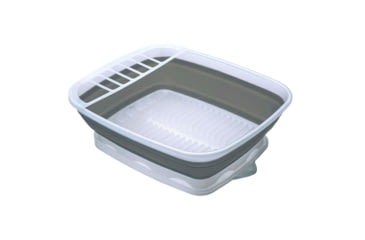 Image of Prepworks Collapsible Dish Rack, Gray, CDD-100