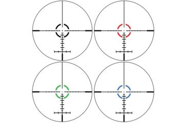 Image of Presma 1-6x28 RXR6 Professional Series Precision Scope, Etched RXR6 Reticle, Tri Illumination, Fully Multi-Coated Lenses, 35mm Tube, CR2032, Black, RXR6 1-6X28