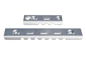 Image of Presma 2 Pcs 3 Slot 1 7 Slot Picatinny Rail Section Kit for M-LOK Style Slots, with Sling Swivel Adapter, Silver, RLMLK1-S