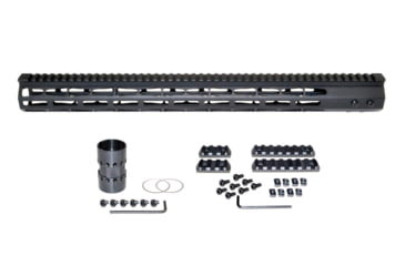 Image of Presma AR-10 LR 308 Super Light M-LOK Series Free Float Handguards, 19in DPMS Low Profile, Black, M38M/L19