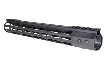 Image of Presma AR-10 LR 308 Super Light M-LOK Series Free Float Handguards with Partial Top Rail, 15in DPMS Low Profile, Black, M38MP/L15