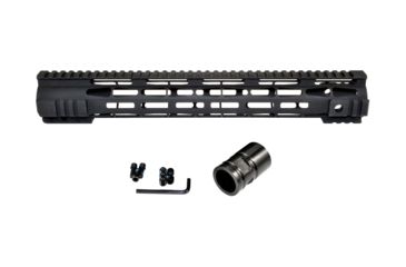 Image of Presma AR-15 15in M-LOK Free Float Handguard Forend, ID 1.35in, .223/5.56, Matte Black, MARML15