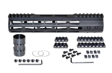 Image of Presma AR-15 Super Light M-LOK Series Free Float Handguards with Partial Top Rail, 10in, Black, MARMP10