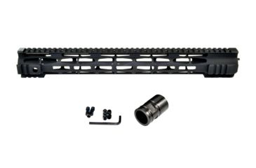 Image of Presma AR-15 16.5in M-LOK Free Float Handguard Forend, ID 1.35in, .223/5.56, Matte Black MARML165