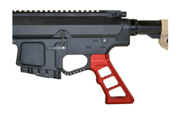 Image of Presma AR Heavy Duty Skeletonized Rear Pistol Style Grip, Red, GP29-R