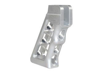 Image of Presma AR Heavy Duty Skeletonized Rear Pistol Style Grip, Silver, GP29-S