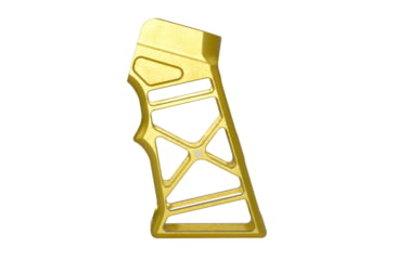 Image of Presma AR Lightweight Skeletonized Rear Pistol Style Grip, Golden, GP26-GD