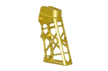 Image of Presma AR Lightweight Skeletonized Rear Pistol Style Grip, Golden, GP26-GD
