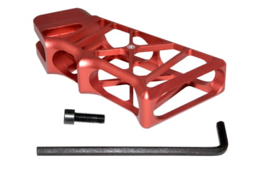 Image of Presma AR Lightweight Skeletonized Rear Pistol Style Grip, Red, GP26-R, EDEMO1