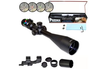 Image of Presma Hawk Series 6-24X50 Precision Scope, RGB RXR Glass Reticle, Black, PRHA021