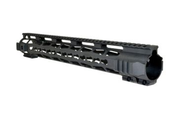 Image of Presma Jackal 16.5in AR-15 .223.5.56 Free Float KeyMod Handguard, Super Slim ID 1.35in, 6061-T6 Aluminum Alloy w/ Steel Barrel Nut, Matte Black PRJA101