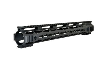 Image of Presma Jackal 16.5in AR-15 .223.5.56 Free Float KeyMod Handguard, Super Slim ID 1.35in, 6061-T6 Aluminum Alloy w/ Steel Barrel Nut, Matte Black PRJA101