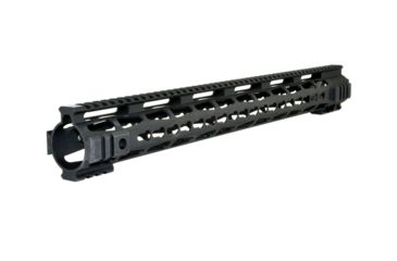 Image of Presma Jackal 19.5in Extra Long AR-15 .223.5.56 Free Float KeyMod Handguard, Super Slim ID 1.35in, 6061-T6 Aluminum Alloy w/ Steel Barrel Nut, Matte Black PRJA111