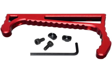 Image of Presma Lightweight Aluminum M-LOK Handstop, Red, HSML02-R