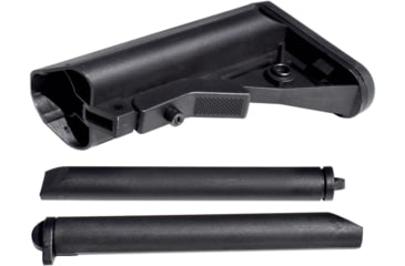 Image of Presma Mil-Spec Adjustable Buttstock w/Slim Rubber Shoulder Recoil Pad, Black, AAST23