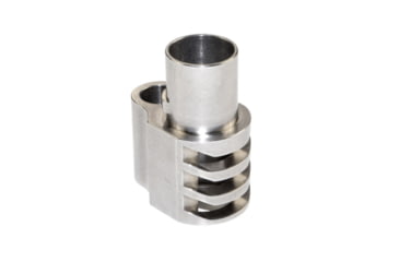 Image of Presma Mil-Spec Muzzle Brake Recoil Compensator for 5in 1911 .45 ACP Handguns, Stainless Steel, MZ-11-SS