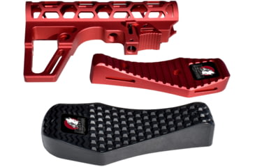 Image of Presma Skeletonized 223/5.56/308 Buttstock Mil-Spec Tube, 6 Position, Red, AAST25-R