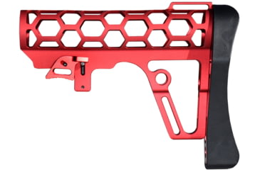 Image of Presma Skeletonized 223/5.56/308 Buttstock Mil-Spec Tube, 6 Position, Red, AAST25-R