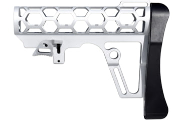 Image of Presma Skeletonized 223/5.56/308 Buttstock Mil-Spec Tube, 6 Position, Silver, AAST25-S