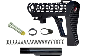 Image of Presma Skeletonized Mil-Spec Stock Assembly, Black, A25K