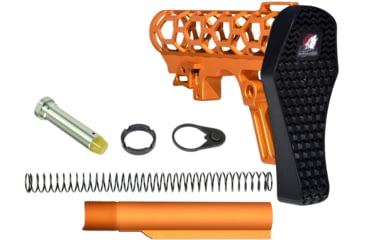 Image of Presma Skeletonized Mil-Spec Stock Assembly, Orange, A25K-O