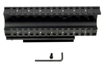 Image of Sniper 15 Slot Duct Cover Mount. Fits Yugo 70, Black, MTQRM