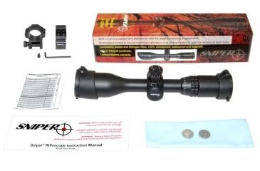 Image of Sniper 3-12X40mm Compact Scope QTA W/E RGB Dual Illumination Mil Dot, Black, LT3-12x40ML