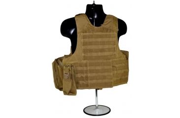 Image of Sniper Cross Draw Tactical Multi Function Vest, Tan, ASVT02-T