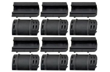 Image of Sniper Rail Cover for Picatinny/Weaver Rails, 12pc Set, Black, MARC1