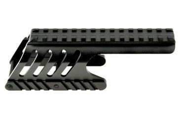 Image of Sniper Tactical Saddle Scope Sight Weaver/Picatinny Rail Mount For Remington 870 Compatible, Black, MRM87