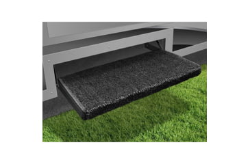 Image of Prest-O-Fit Jumbo Wraparound+Plus RV Step Rug - 23in, Black, 2-0050