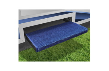 Image of Prest-O-Fit Jumbo Wraparound+Plus RV Step Rug - 23in, Imperial Blue, 2-1051
