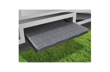 Image of Prest-O-Fit Jumbo Wraparound+Plus RV Step Rug - 23in, Stone Gray, 2-1053